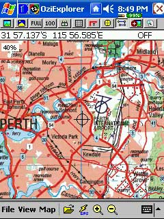 General Map of Perth