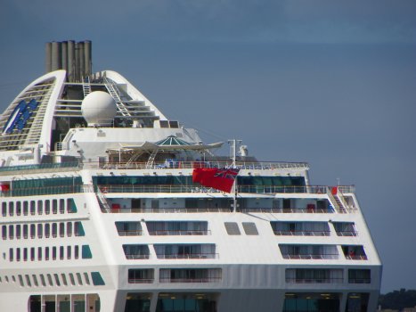 Cruise Ship at Albany Port (x 24 Optical Zoom)