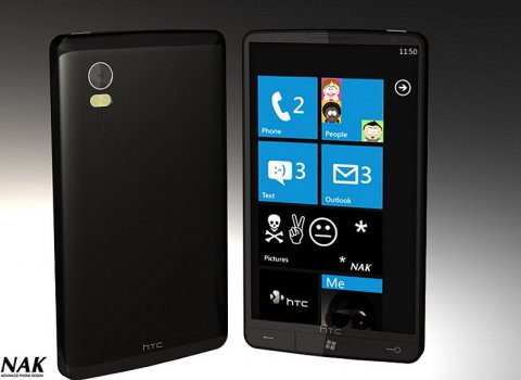 HTC HD3 Windows Phone 7 Design