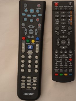 AP 380DT remote left AP 360T remote right