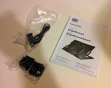 Coolermaster Notepal Ergostand Basic Box Accessories