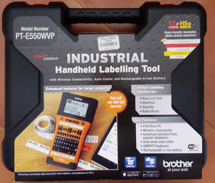 Hands On: Brother P-Touch E550WVP Industrial Labeller