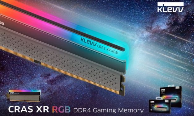 KLEVV Launches CRAS XR RGB and BOLT XR DDR4 Gaming Memory, featuring “Creative Evolution” brand spirit