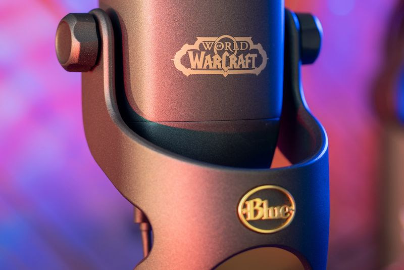 The Blizzard blows in Yeti X World of Warcraft Edition by Blue Microphones