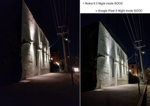 Night comparison