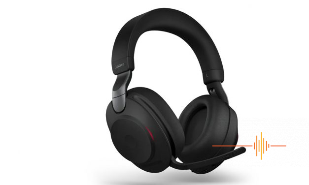 A supremely comfortable UC headset, the Jabra Evolve2 85