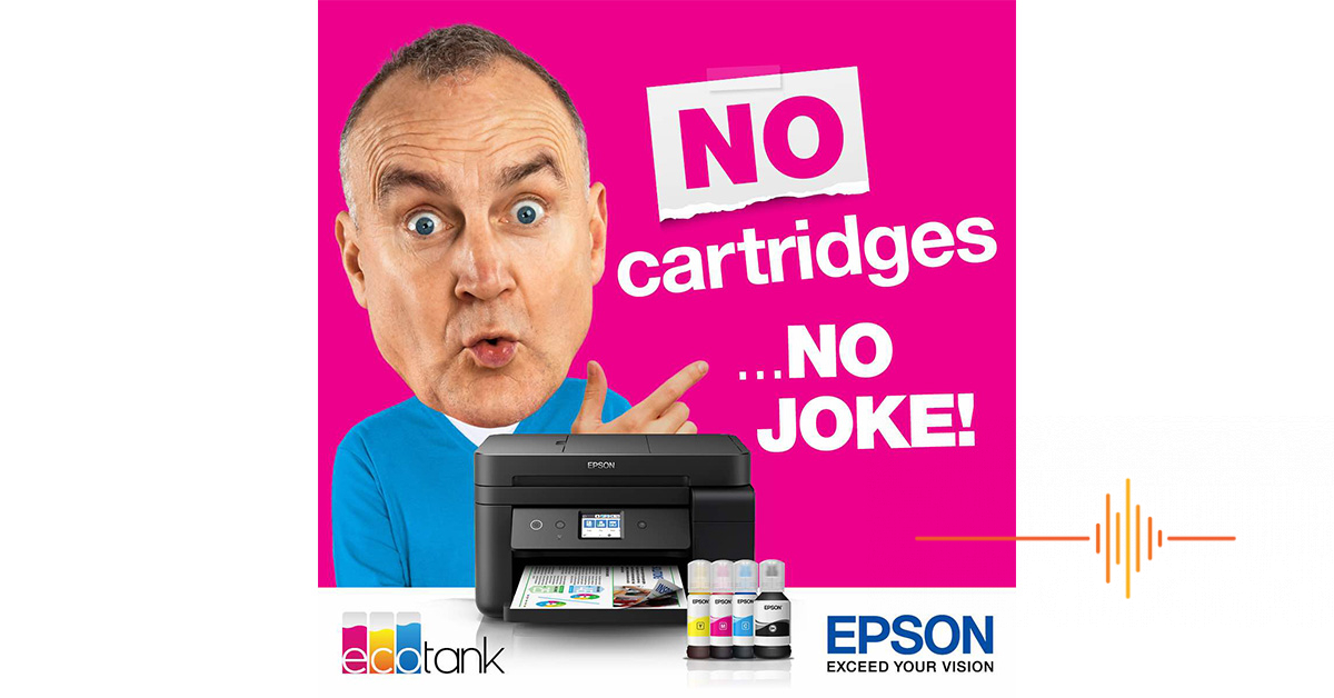 Epson EcoTank partners with a beloved Australia comedian in new ad campaign