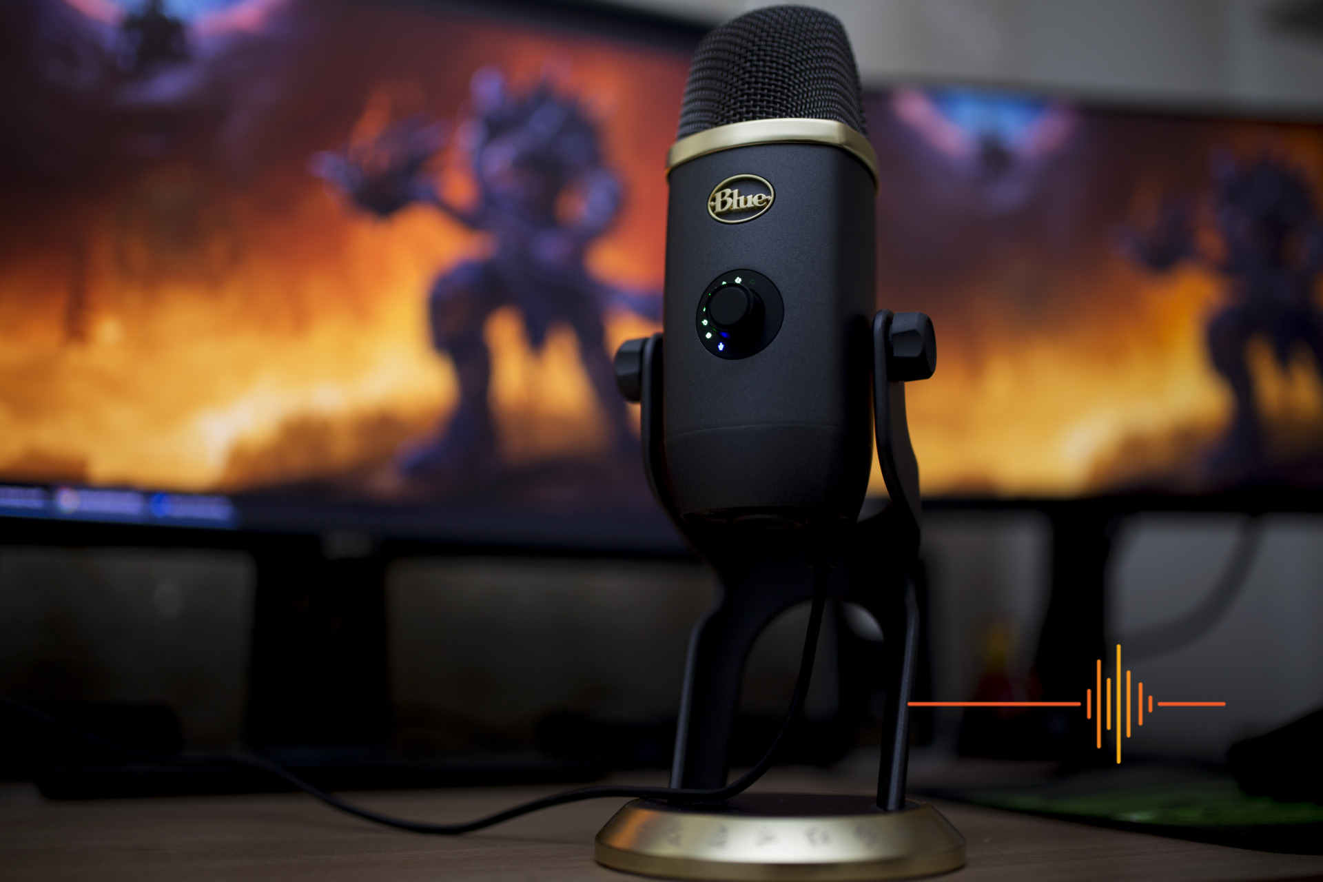 Blue Yeti X World of Warcraft Edition USB Microphone: The Golden