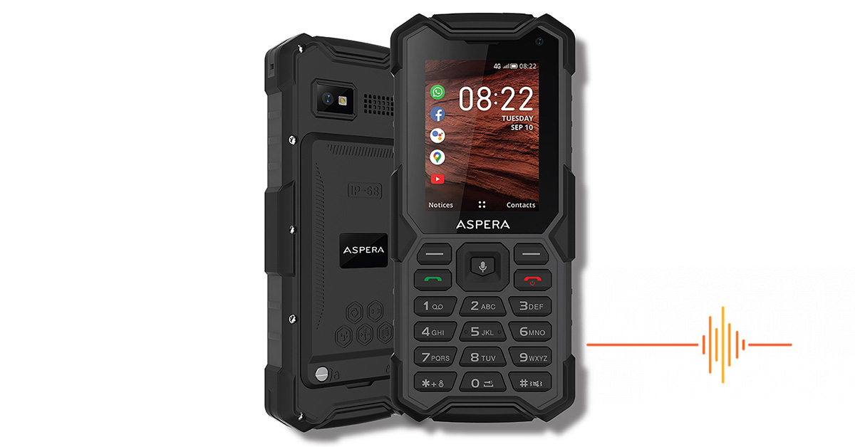 Aspera Mobile R40, rugged but smart