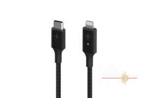 Smart USB-C® Cable with Lightning Connector Black
