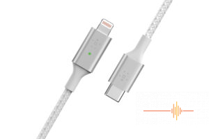 Smart USB-C® Cable with Lightning Connector Silver