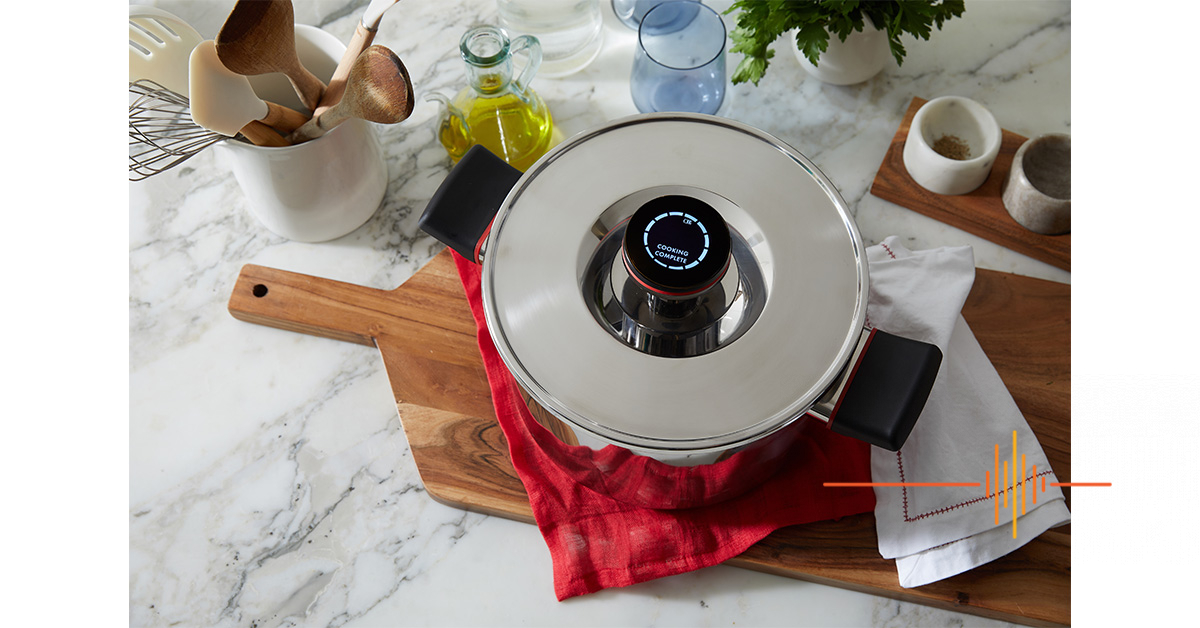 Zega Cookware with Digital Smarts – The Only Pot with a USB Charge Cable
