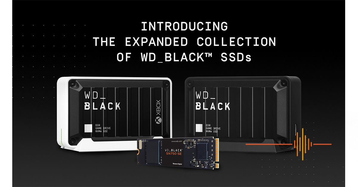 WD_BLACK gaming portfolio amps up with three new SSD solutions