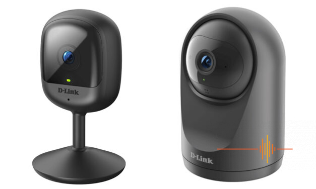 Sleek, discreet home security cameras with privacy mode by D-Link