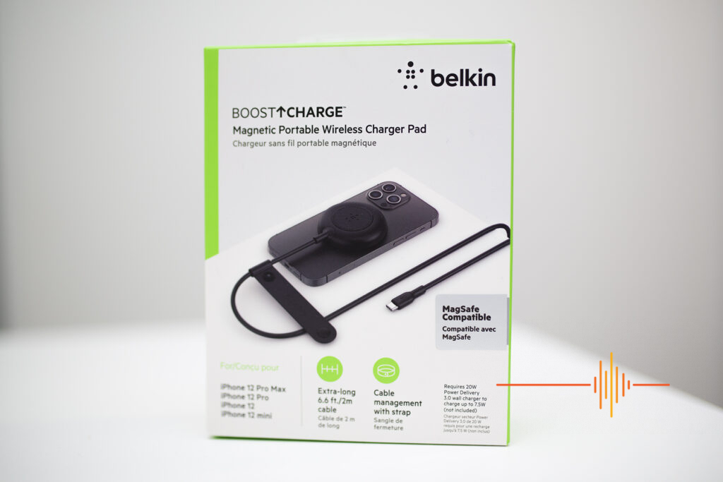 Belkin Boost Charge Magnetic Portable Wireless Charger Pad - The Packaging