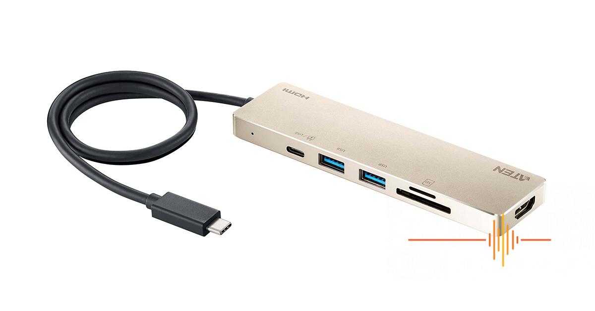 ATEN UH3239 USB-C Multiport Mini Dock – Fuss free expansion