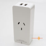 Connect SmartHome Wi-Fi Plug with Dual USB and Power Monitoring
