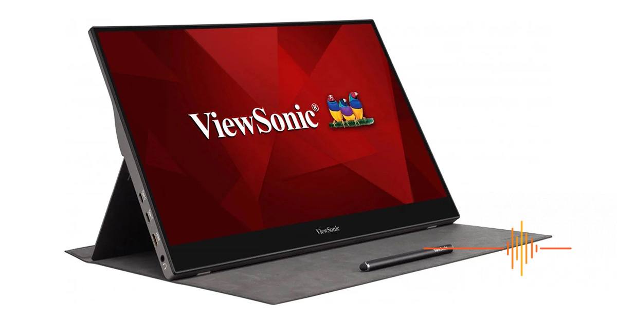 Work and Play Anywhere with ViewSonic TD1655 Portable Monitor