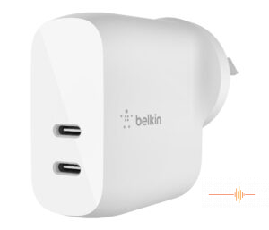 Belkin BoostCharge 40W Dual USB-C PD Wall Charger