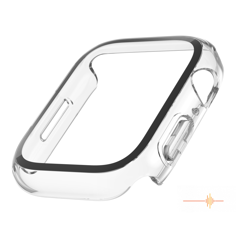 SCREENFORCE TemperedGlass 2-in-1 Treated Screen Protector + Bumper for Apple Watch