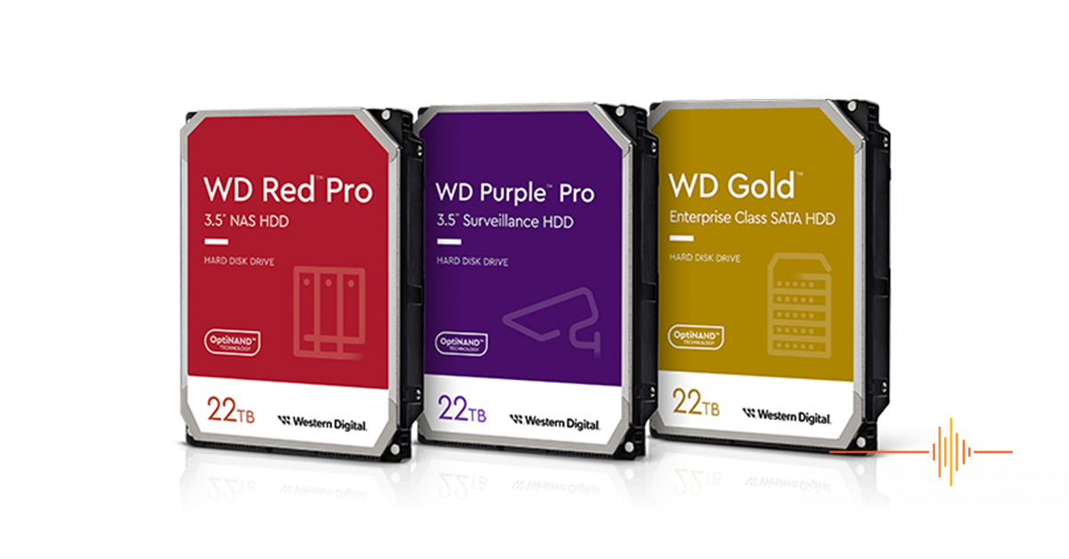 WD 22TB HDDs