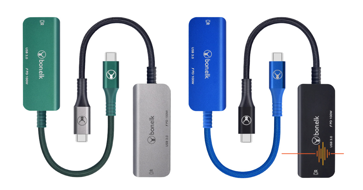 Bonelk Long-Life USB-C 3 in 1 Multiport Hub  – Good things come in small packages!