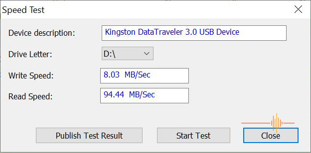 Kingston DataTraveler Exodia Onyx transfer speed