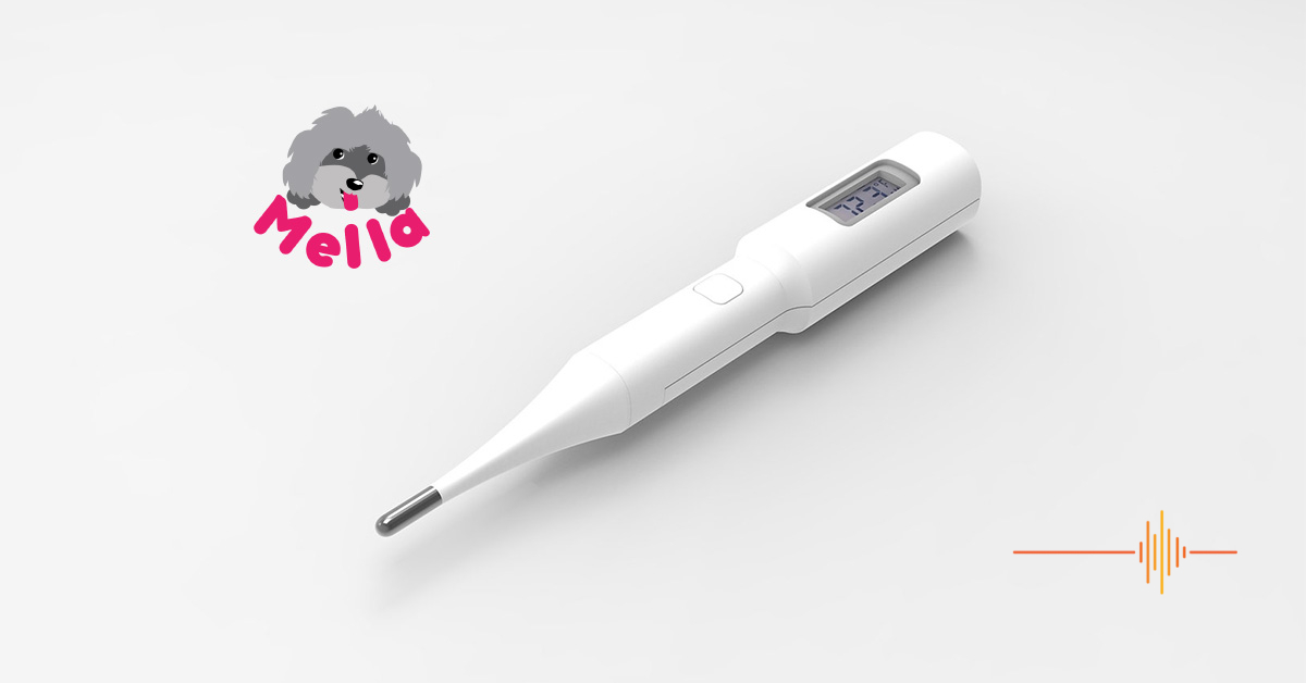 Mella Home Smart Pet Thermometer – Smart non-invasive pet thermometer