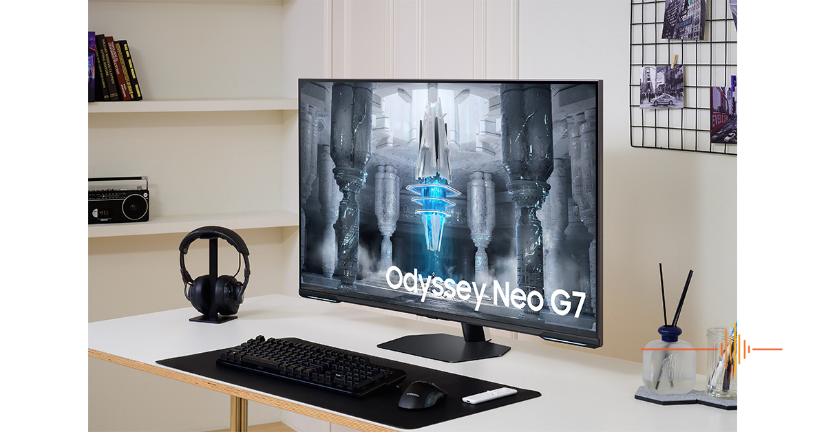 Meet the Samsung 43″ Odyssey Neo G7, the first mini-LED flat gaming monitor in Au