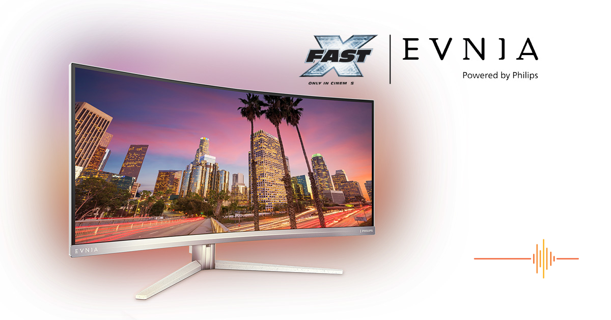 Philips Evnia Gaming Monitors Partners with “Fast X”