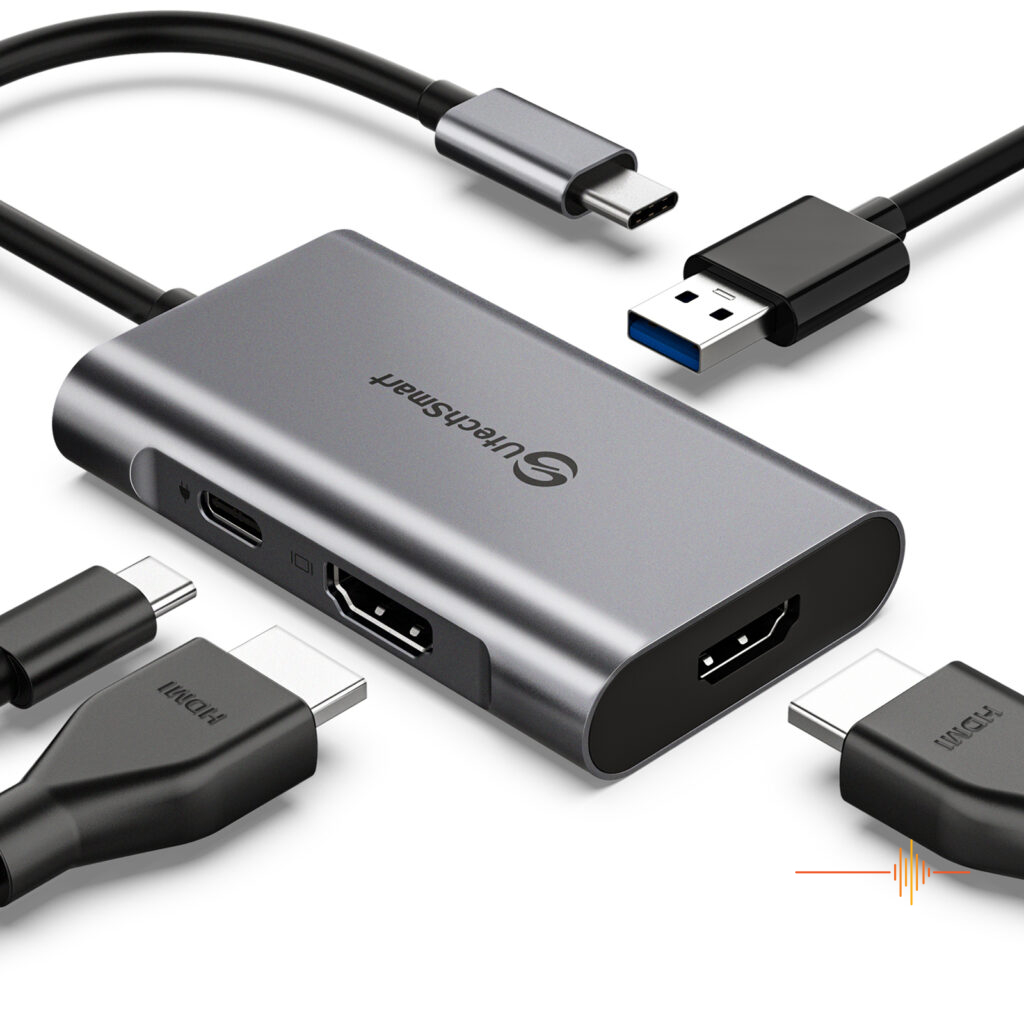 Utechsmart USB C Dual HDMI Adapter