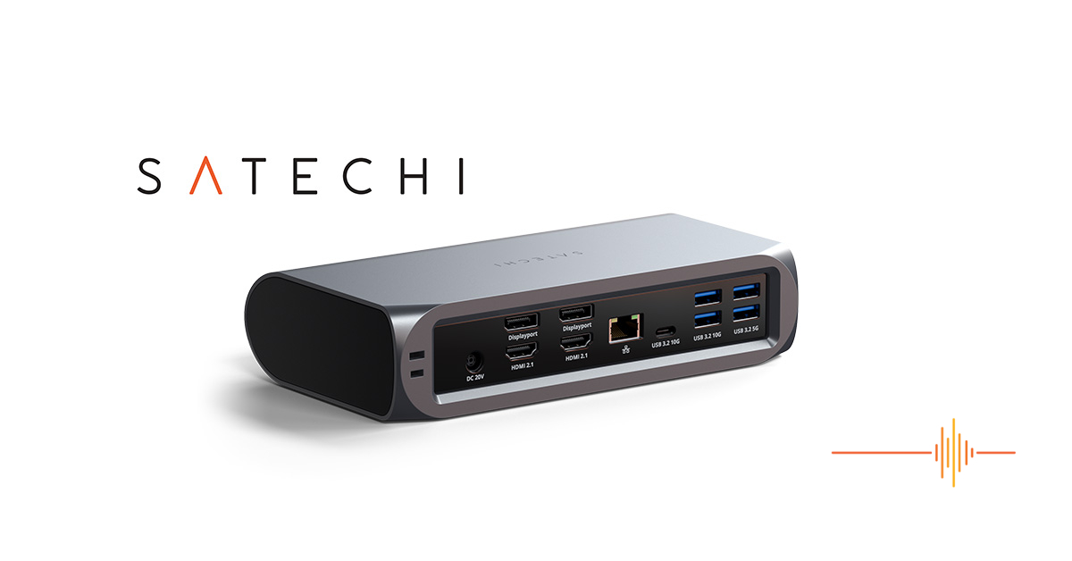 Consolidate and empower with the Satechi Thunderbolt 4 Dock