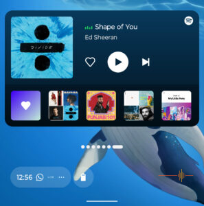 Front screen Spotify