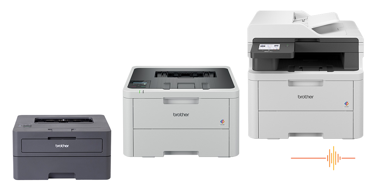 Flawless printing and effortless performance with the Brother compact printers