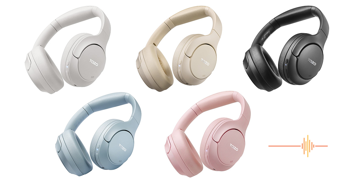 TOZO HT2 Active Noise Cancelling Headphones – A Personalized Symphony on a Budget
