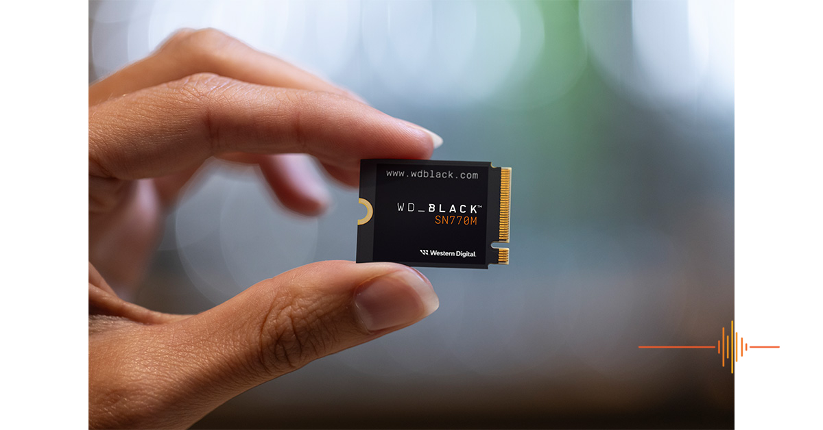 Supercharge handheld gaming with the WD_BLACK SN770M NVMe SSD