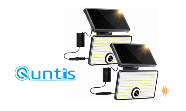 Shine a light in any place with the Quntis Solar Lights