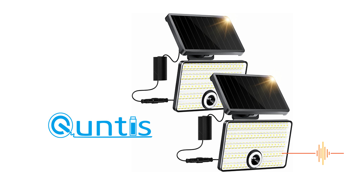 Shine a light in any place with the Quntis Solar Lights