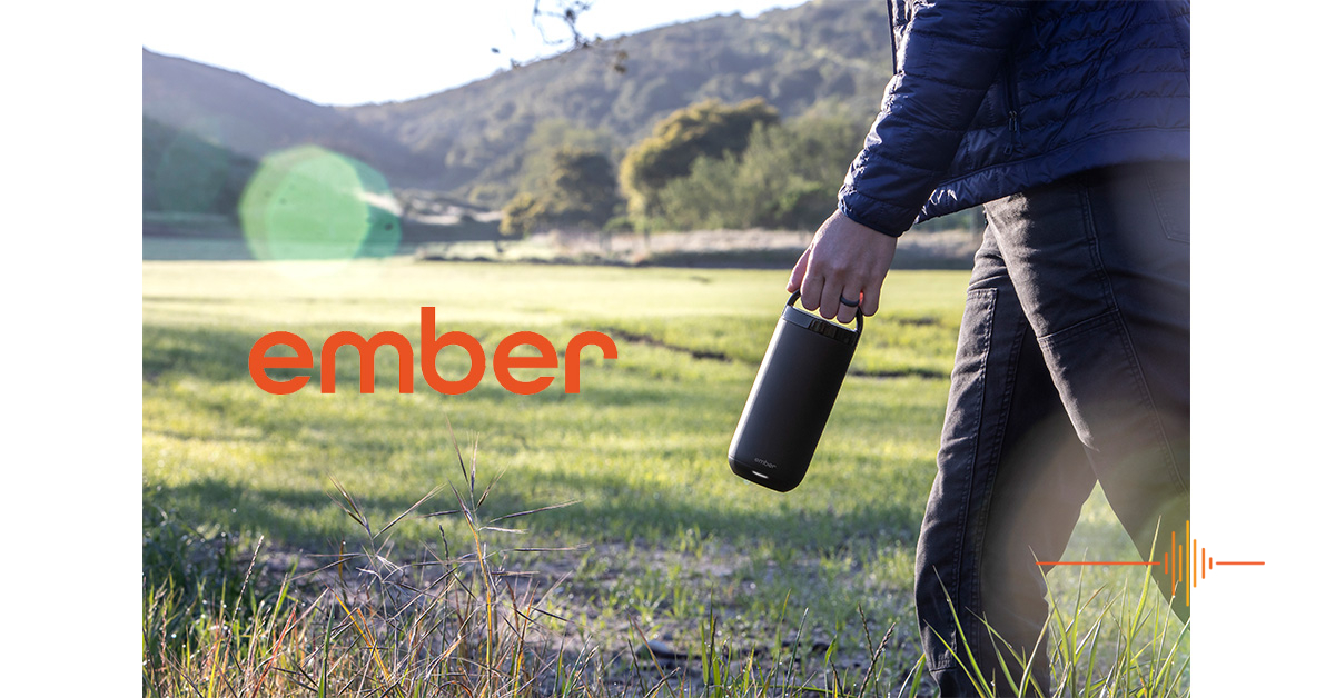 Keep your drink warm with Ember by your side